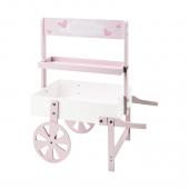 Kids' Wooden Market Cart 24½" - Pink