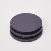 Foil Covered Cake Drum 10" 5pc/pack - Black