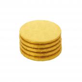 Foil Covered Cake Drum 8" 5pc/pack - Gold