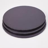 Foil Covered Cake Drum 20" 3pc/pack - Black