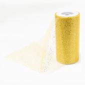 Sparkle Organza Rolls 6" x 25yds - Gold