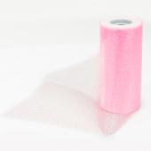 Sparkle Organza Rolls 6" x 25yds - Pink