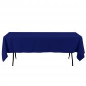 Economy Rectangle Polyester Table Cover 60" x 102" - Royal Blue