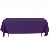 Economy Rectangle Polyester Table Cover 60" x 126" - Purple