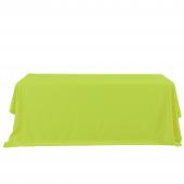 Economy Rectangle Polyester Table Cover 90" x 132" - Lime Green