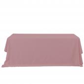 Economy Rectangle Polyester Table Cover 90" x 132" - Mauve