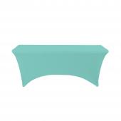 Spandex Rectangle Table Covers 8ft - Aqua