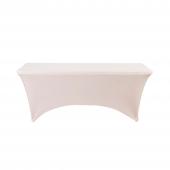Spandex Rectangle Table Covers 8ft - Blush