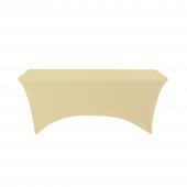 Decostar™ Spandex Table Covers 8' - Ivory