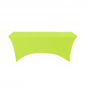 Spandex Rectangle Table Covers 8ft - Lime Green