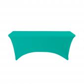 Spandex Rectangle Table Covers 8ft - Turquoise