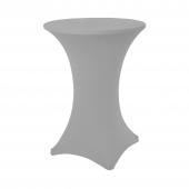 Spandex Cocktail Table Cover - Silver