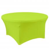 Spandex Round Table Cover 60"- Lime Green