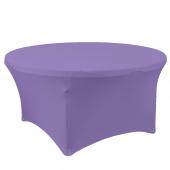 Spandex Round Table Cover 72" - Lavender