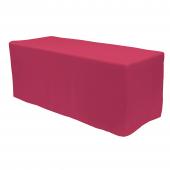 Fitted Polyester Rectangular Table Cover 6ft - Magenta