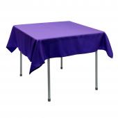 Polyester Square Table Cover 54" - Purple