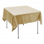 Polyester Square Table Cover 70" - Champagne