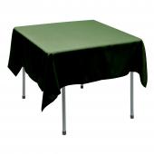 Polyester Square Table Cover 70" - Forest Green