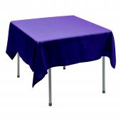 Polyester Square Table Cover 70" - Purple