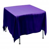 Polyester Square Table Cover 90" - Purple