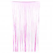 Iridescent Fringe Curtain 96" - Fuchsia