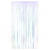 Iridescent Fringe Curtain 96" - Turquoise
