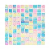 Decostar™ Shimmer Wall Panels w/ Clear Backing & Square Sequins - 24 Tiles - Multicolor Iridescent