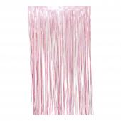 Sparkle Metallic Foil Fringe Curtain 96" - Pink