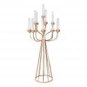 16 Head Candle Holder with Cylinder Shade 58" - Gold