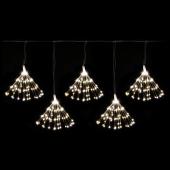 5 Head Firework String LED Lights - Warm White