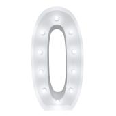 4ft Metal Light Up Marquee Letters “O” - White