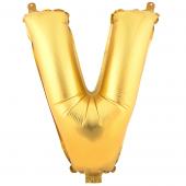 Letter Mylar Foil Balloon 16" - "V"