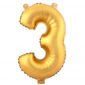 Number Mylar Foil Balloon 16" - "3"