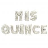"MIS QUINCE" Balloon - Silver