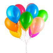 Latex Balloon 9" 100pc/bag - Assorted