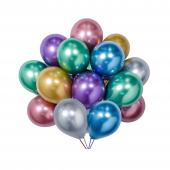 Chrome Latex Balloon 5" 50pc/bag - Assorted