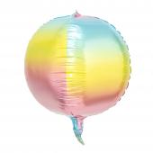 16" 4D Sphere Mylar Balloon 24pc/bag - Multicolor