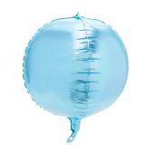 24" 4D Sphere Mylar Balloon 24pc/bag - Blue