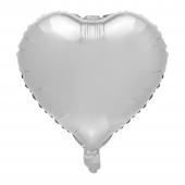 18" Heart Mylar Balloon 24pc/bag - Silver