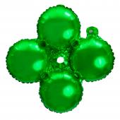 16" Quad Mylar Balloon 50pc/pack - Green