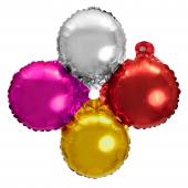 16" Quad Mylar Balloon 50pc/pack Multicolor - Fuchsia, Red, Silver, Gold