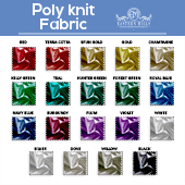 Poly Knit Fabric by the Yard