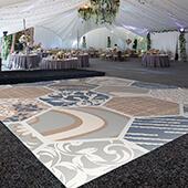 Premium Vinyl Dance Floor Wrap Custom Size - Eclectic Mosaic Muse