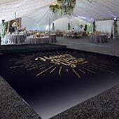 Premium Vinyl Dance Floor Wrap Custom Size - New Year's Day Make A Statement