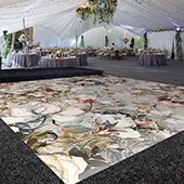 Premium Vinyl Dance Floor Wrap Custom Size - Classical Paisley