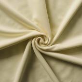 *IFR* Poly Stretch / Scuba Cloth Drape Panel w/ Sewn Rod Pocket (IFR) - Ivory