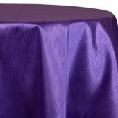 Purple - Shantung Satin “Capri” Tablecloth - Many Size Options