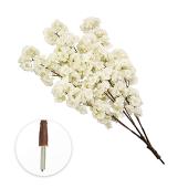 Single Hydrangea Bloom Branch - Interchangeable Branches for Large Event Trees! - Cream/Ivory