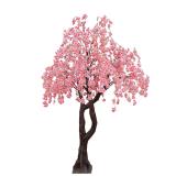 10FT Tall Large Fake Drooping Cherry Blossom Tree - 20 Interchangeable Branches - Pink