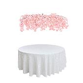 Pink Cherry Blossom Hanging Floral Chandelier - Interchangeable Branches! - Pink
